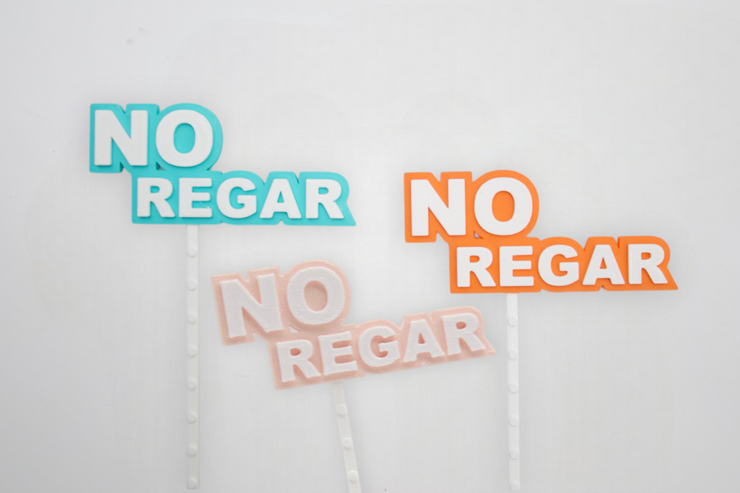 Picks "No Regar" (Pack de 3 unidades)