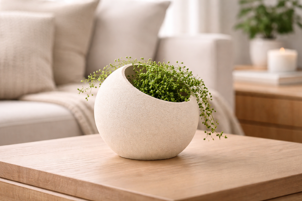 Macetero Decorativo Coco · Diseño Minimalista para Plantas de Interior