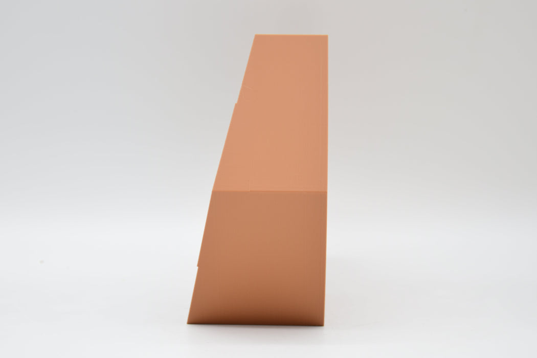 Estante Hexagonal con Relieve de Madera