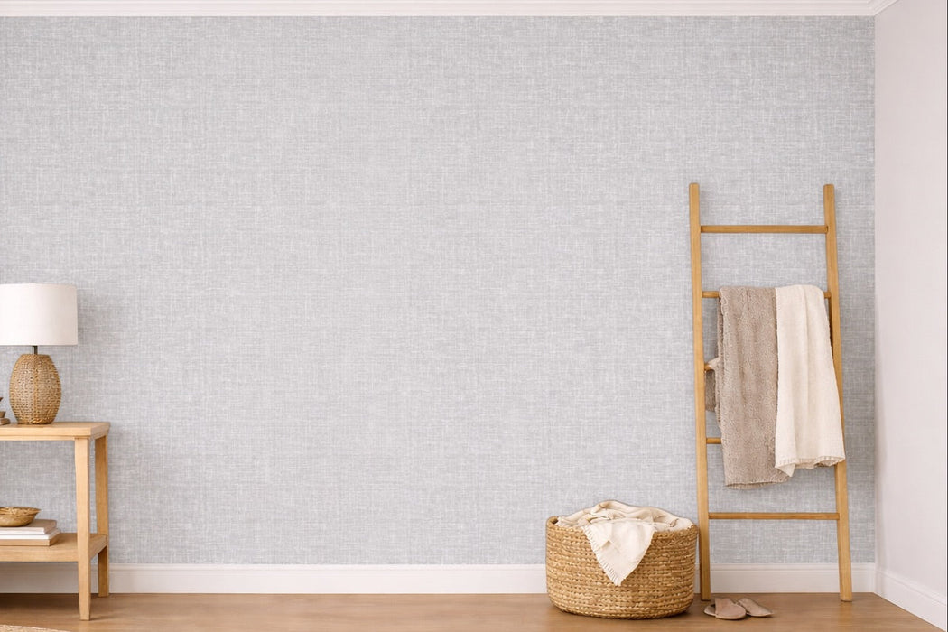 Papel pintado textura gris suave