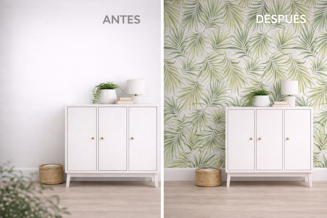 Papel pintado de Palma Relajada