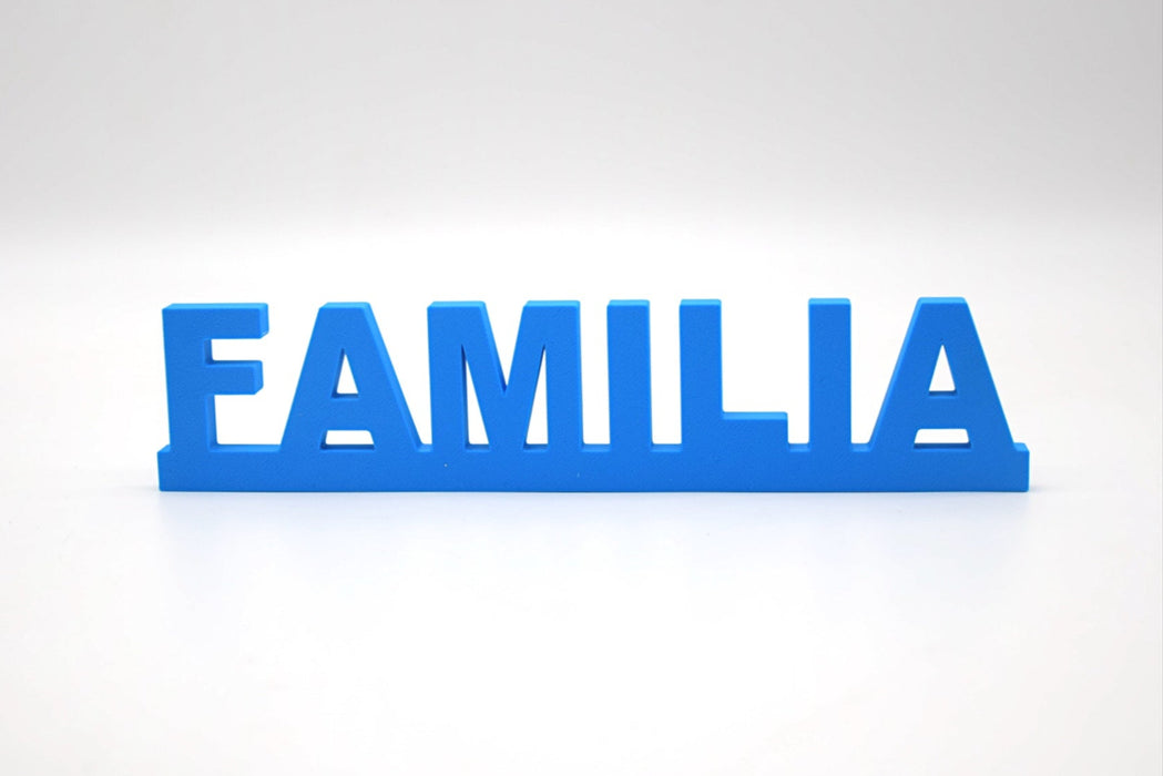 Pack de Letras "FAMILIA" en 3D