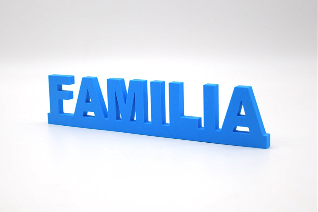 Pack de Letras "FAMILIA" en 3D