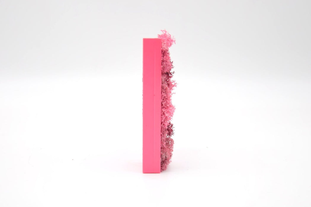 Letra de Musgo (Rosa) en 3D - 15 cm de altura