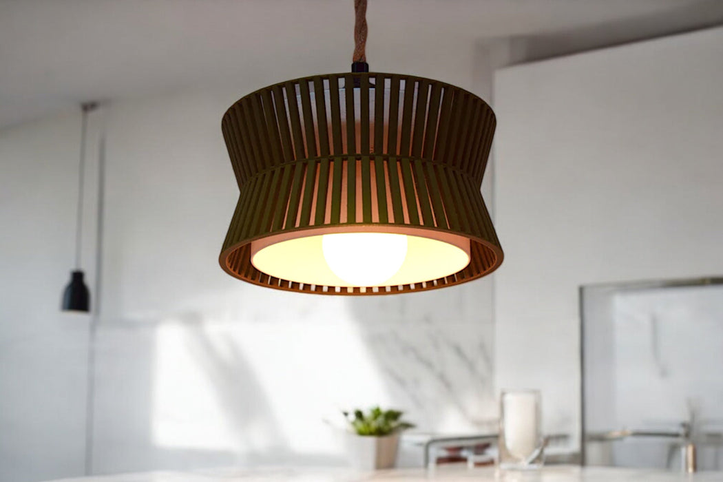 Lámpara Líneas de Madera