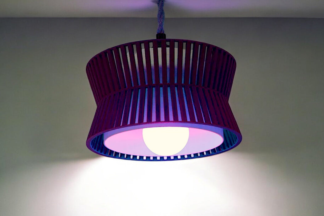 Lámpara Líneas de Madera