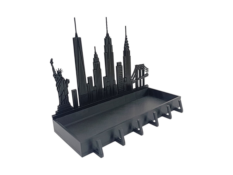 colgador llaves skyline color negro