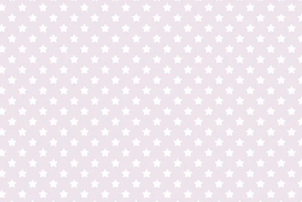Detalle de papel pintado estrellas blancas con fondo rosa