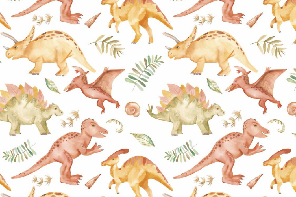 Papel pintado infantil de dinosaurios