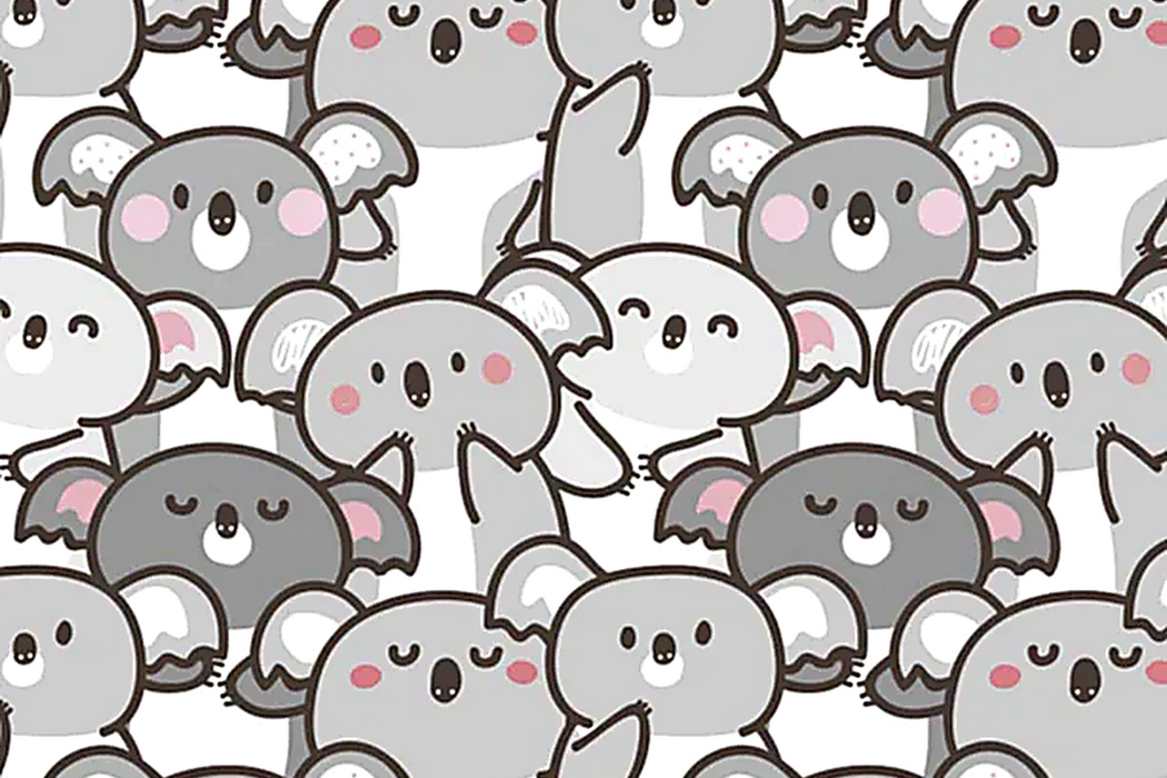 Papel pintado infantil de koalas