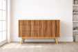 Vinilo decorativo efecto madera con veta orgánica colocado sobre un mueble